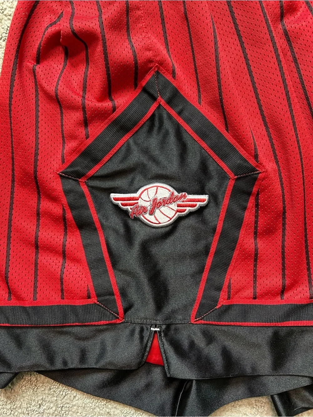 Vintage Nike Air Jordan Shorts Men Sz M Red Jumpman 20th Anniversary 1985-2005
